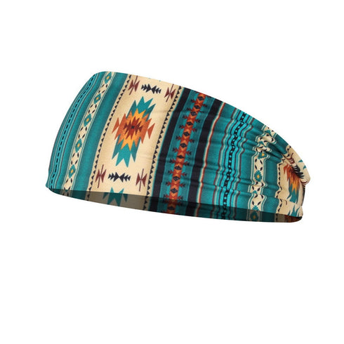 Printed Headband Printed Sports Yoga Fitness Sweat-Absorbent Headband Headband - ROUTINE FASHION